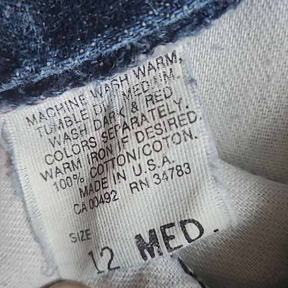 Vintage 80s Lee Women's acid washed High Rise Jeans, 12 M - Picture 5 of 10